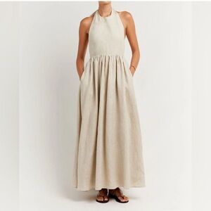 Dissh linen maxi dress
